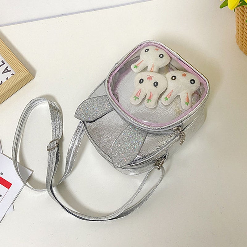 Children Chic Single-shoulder Bag Cartoon Bunny Model Sling Bag Storage Bag - Image 1