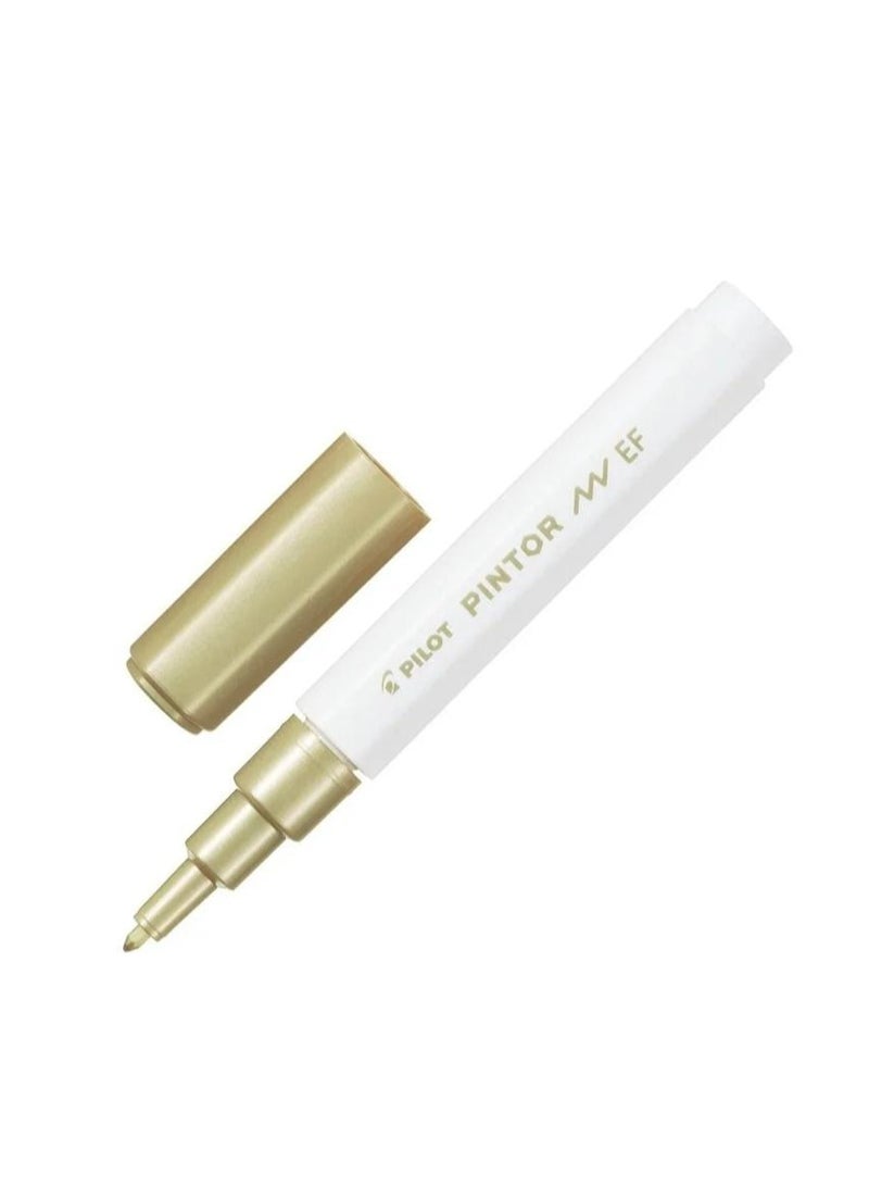 PILOT Pilot Pintor Metallic Water Based Paint Markers Set of 6 Extra Fine 0.7mm Tip  - Image 3