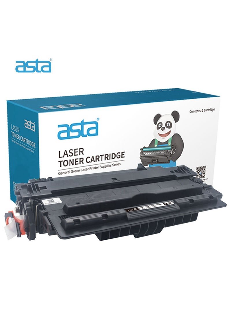 ASTA CF214A 14A Toner Cartridge Compatible For HP LaserJet Enterprise 700 M712 M725 Printer Black BK Premium Office Consumable Printing CF F 214 14 A Laser jet pr - Image 1