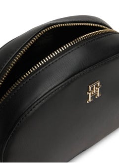 TOMMY HILFIGER Women's Fresh Camera Crossover Bag - Faux Leather, Black  - Image 4