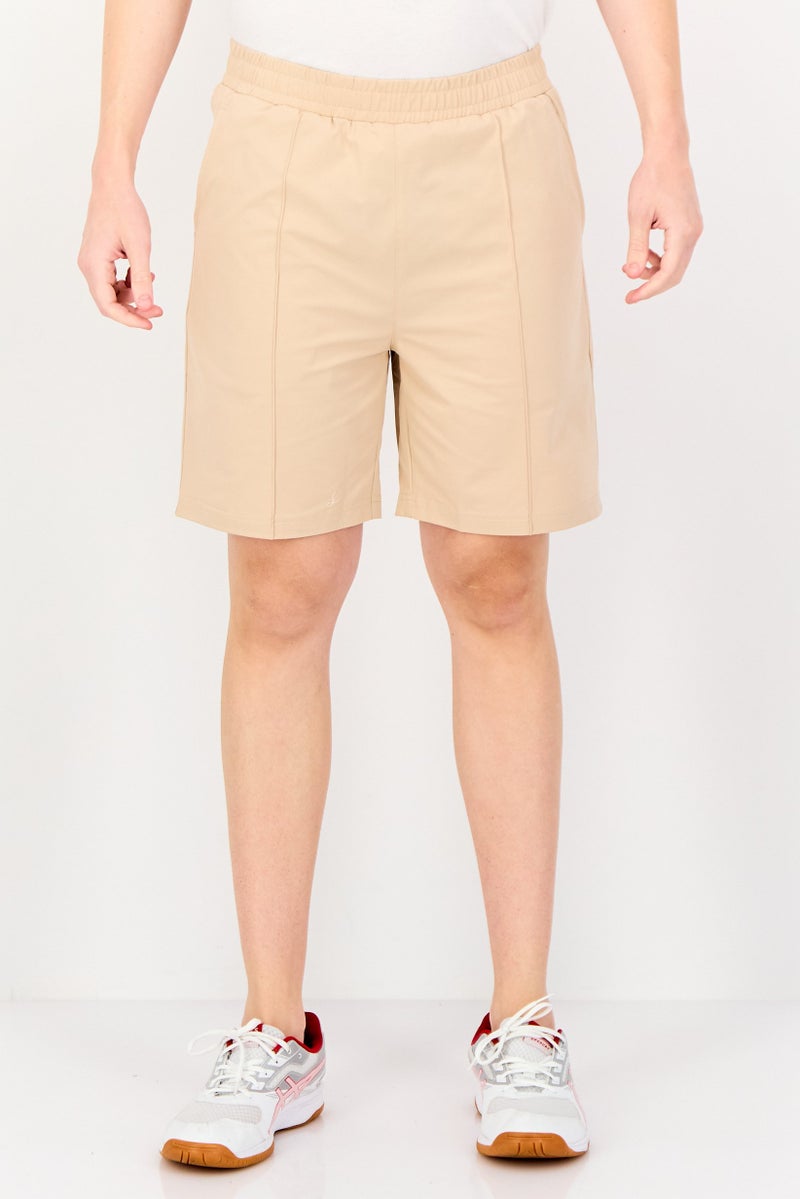 RBX Men Sportswear Fit Outdoor Shorts, Dark Beige - Image 1