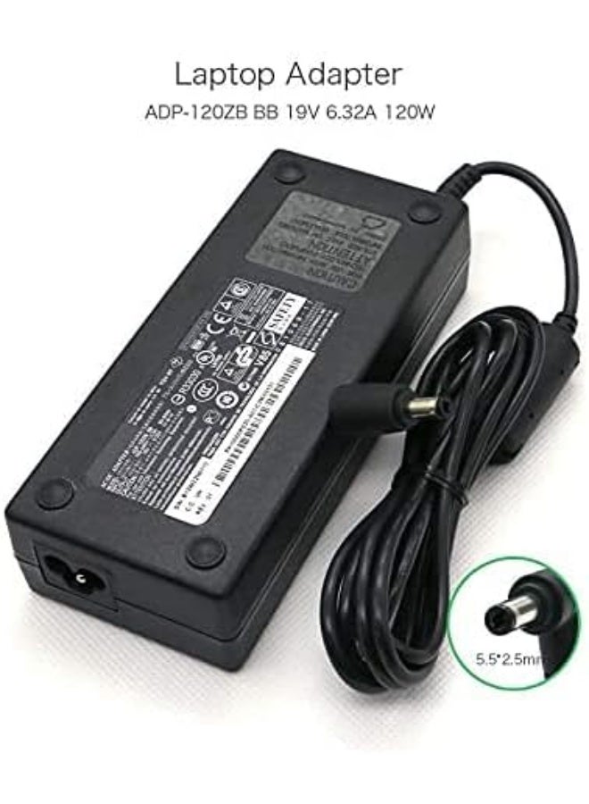 Terabyte 120W 19V6.32A Adapter Compatible for ASUS EEE Top ET2400AG, ET2400E, ET2400EGT, F70A, ADP-120ZB BB Laptop Power Supply - Image 2