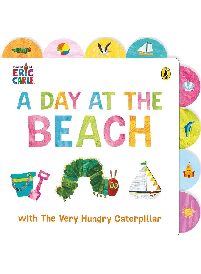 A Day at the Beach with The Very Hungry Caterpillar: Tabbed Board Book  - Image 1