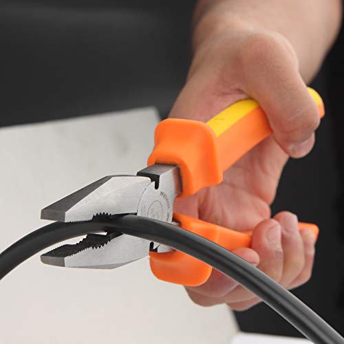 Groz PROFESSIONAL GRADE 6" Inch Combination Plier |12 Months Warranty | 1000v Insulation Plier | Heavy Duty Plier 6 Inch for Professional, Home Use, DIY | CPL/CV/6 - Image 5