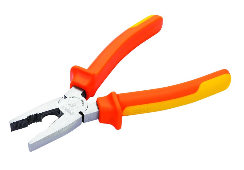 Groz PROFESSIONAL GRADE 6" Inch Combination Plier |12 Months Warranty | 1000v Insulation Plier | Heavy Duty Plier 6 Inch for Professional, Home Use, DIY | CPL/CV/6 - Image 1