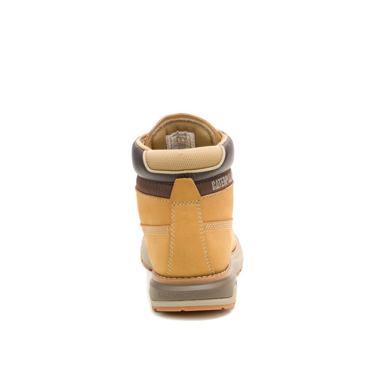 CATERPILLAR CAT Pursue Men’s Nubuck & Suede Lightweight Boot – EVA Comfort Midsole, PU Foam Cushioning, Durable Rubber Outsole – Honey - Image 4