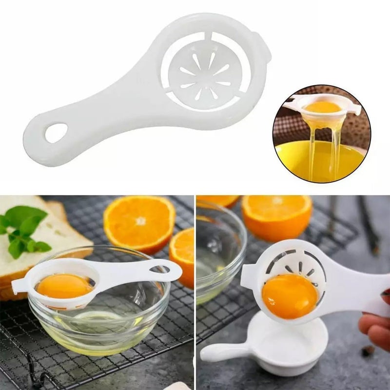 Klassiq Klassiq Egg Yolk Separator Egg White Yolk Filter Separator Egg Strainer Spoon Filter Egg Divider  - Image 4