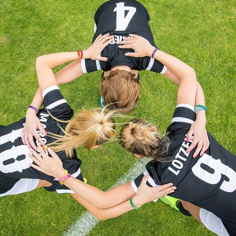 Civaner 48 Pcs Soccer Silicone Bracelets Soccer Motivational Wristband Multicolored Stretch Rubber Bracelets Soccer Party Favors for Sports Events Birthday Party Supplies - Image 5