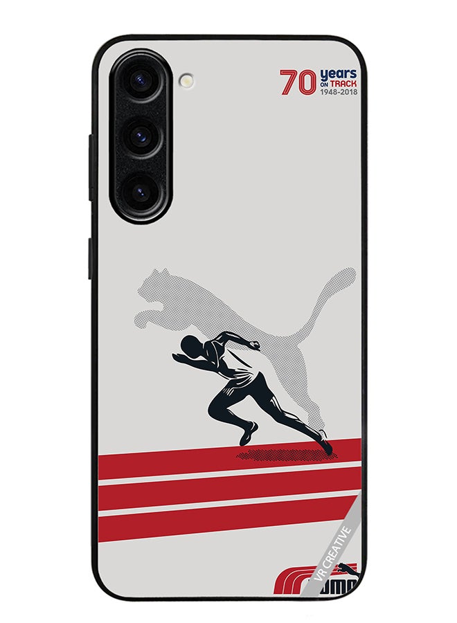 VR CREATIVE Protective Case Cover For Samsung Galaxy S24 Plus Puma Runner Design Multicolour - Image 1