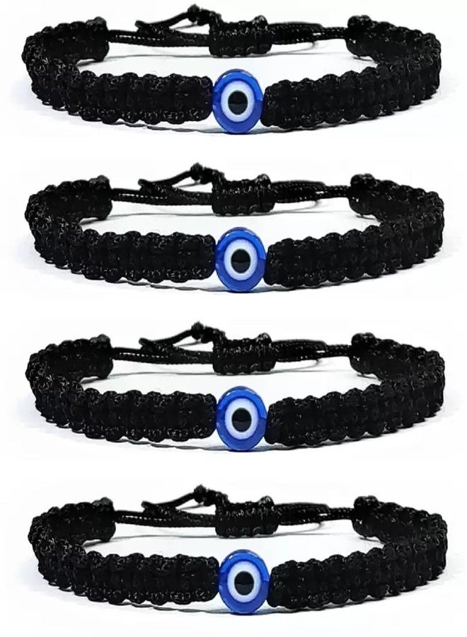 LIGAMENT Black Thread Evil Eye Nazariya Bracelet For Girls Women Men Boys (Black) - Image 2