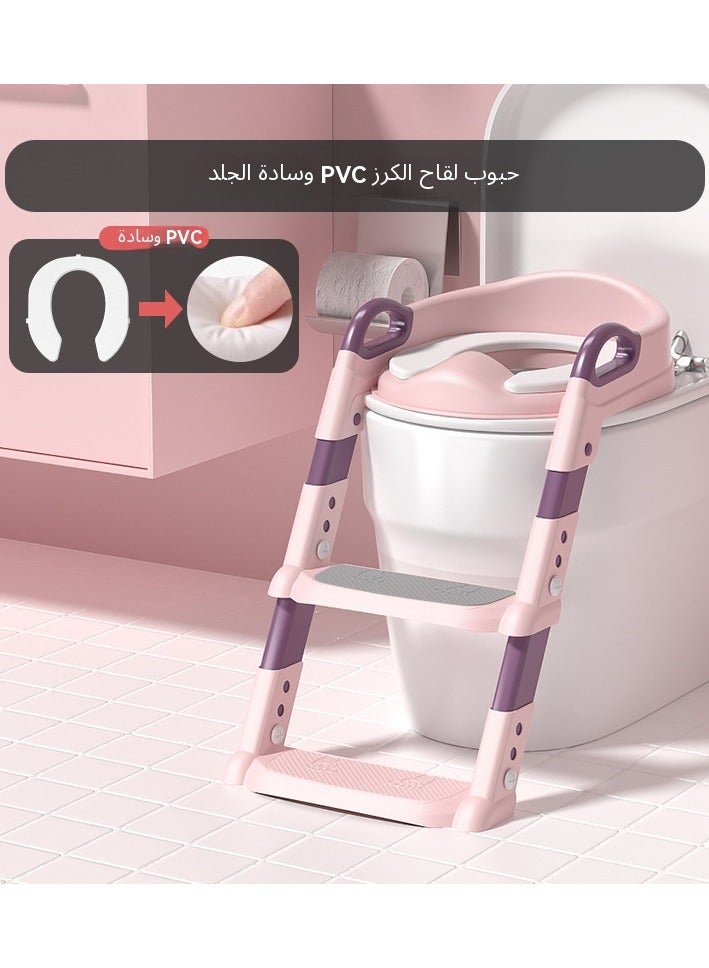 Children's Bidet Staircase Boys Girls Special Toilet Aid Pad Holder Steps Footrests Baby Toilet Ladder - Image 3