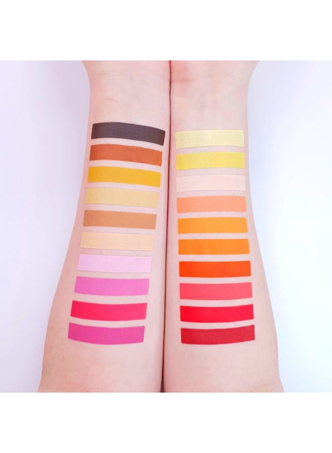 Moon Creations أكواب طلاء الوجه والجسم الاحترافية من مون كرييشنز - أكوا - مكياج طلاء وجه مائي احترافي للبالغين والأطفال - 1.26 أونصة - Image 3