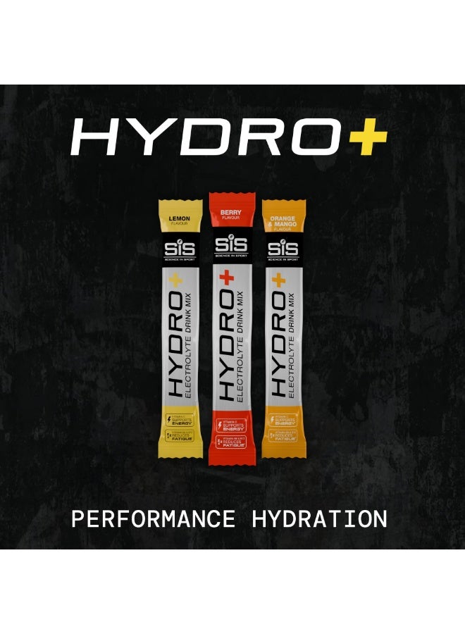SIS HYDRO+ Electrolyte Powder Sachets | Sugar Free Hydration Powder | Essential Electrolytes to Reduce Fatigue & Aid Rehydration | Gluten Free | Lemon Flavour | 6 Servings | 6 Pack - Image 5