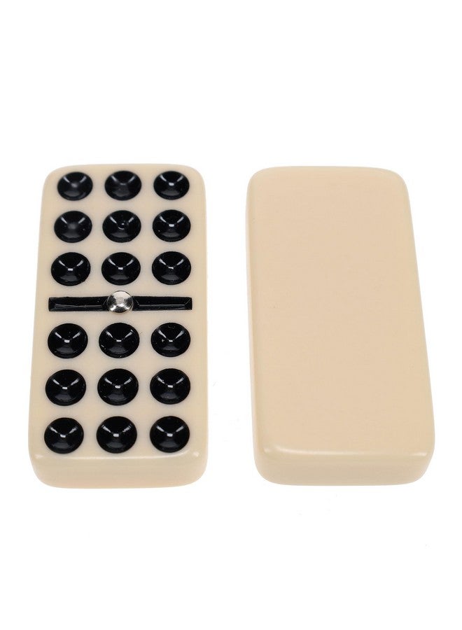 WE Games Double Nine Dominoes With Spinners - Premium Ivory Tiles, Ideal Size, Classic Family And Adult Board Game - Image 3