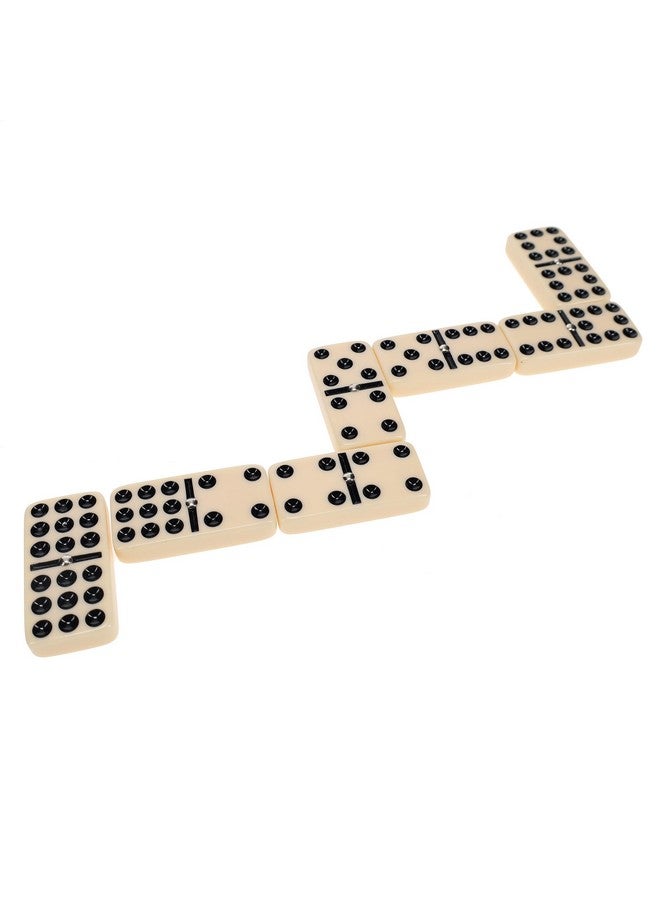 WE Games Double Nine Dominoes With Spinners - Premium Ivory Tiles, Ideal Size, Classic Family And Adult Board Game - Image 5