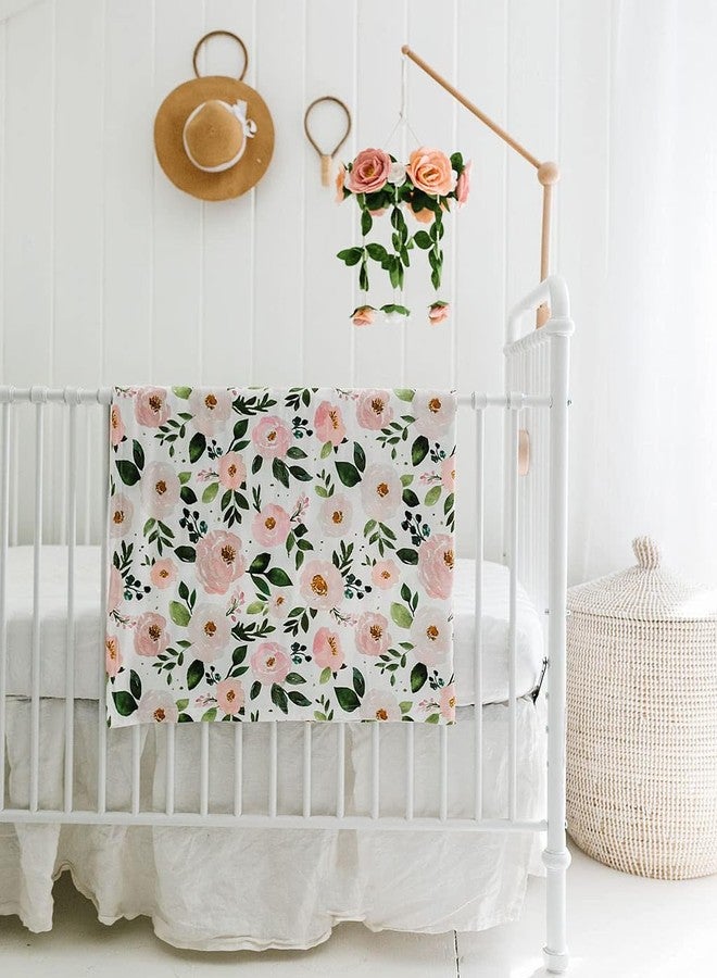 Sorrel + Fern Baby Crib Mobile – Wooden Hanging Nursery Baby Mobile for Crib, Handmade Floral Nursery Decor for Girls, Perfect Shower Gift (Felt Rose) Also Fits Bassinets, Sorrel + Fern - Image 5