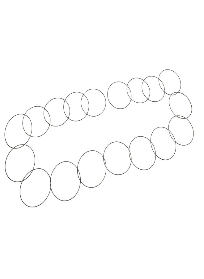 Chain Plant Support Black Stainless Steel Round Wall Chain Plant Vine Support for Climbing Plant Potted Plant - Image 2