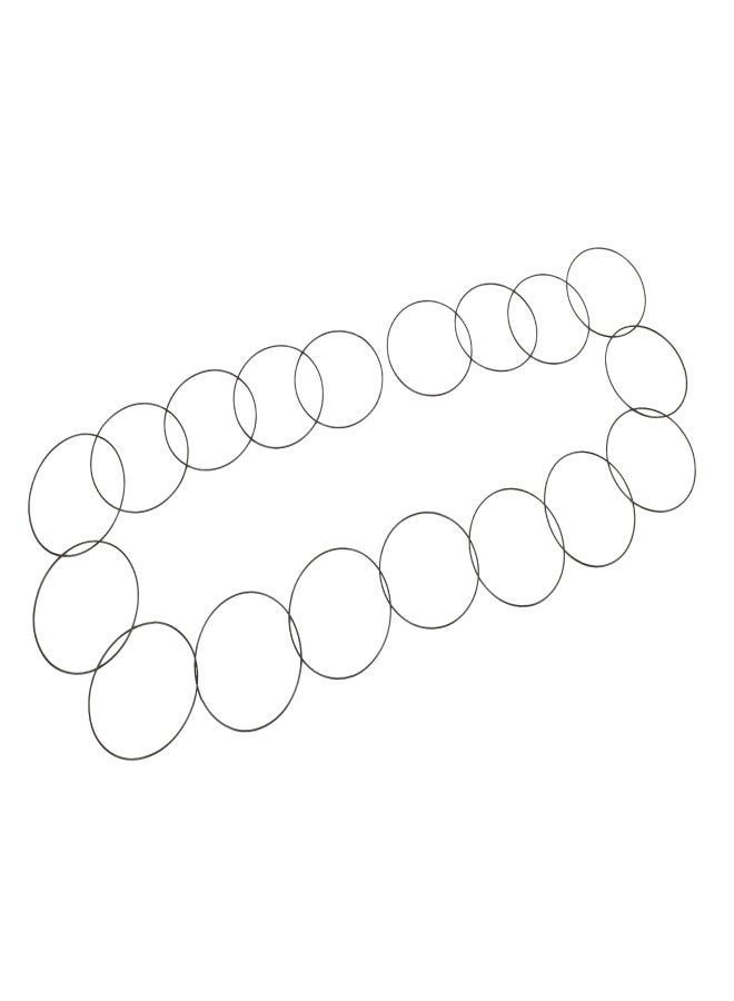 Chain Plant Support Black Stainless Steel Round Wall Chain Plant Vine Support for Climbing Plant Potted Plant - Image 5