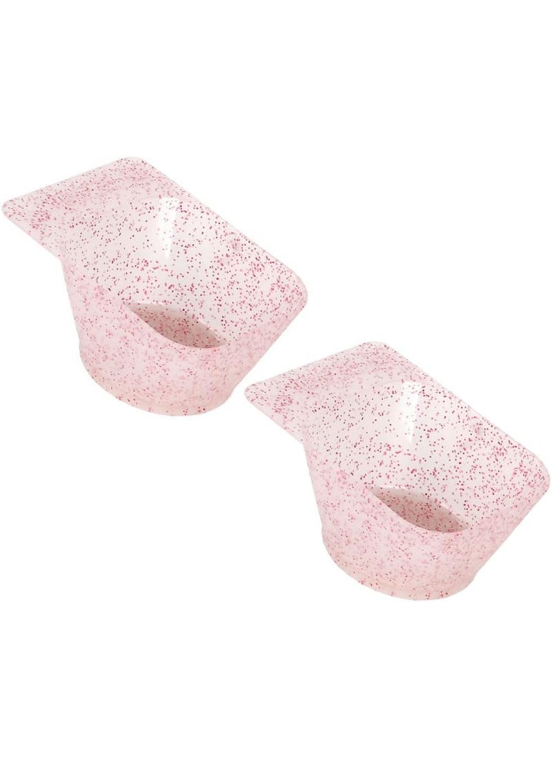lasenersm Lasenersm 2Piece Pink Plastic Hair Color Mixing Bowls Modern Rectangle Style 571 x 256 Inches Suitable for Home  Salon 