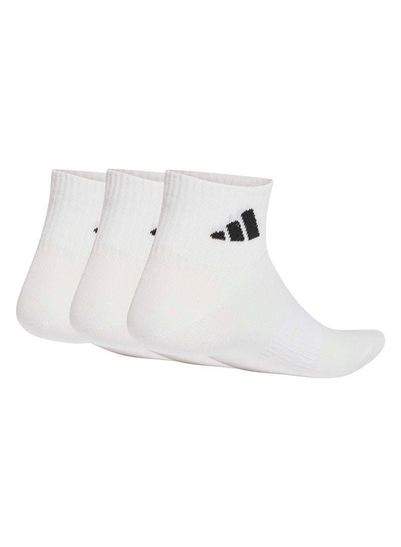 Adidas Thin&Light Sportswear Ankle Socks 3 Pair Pack - Image 5