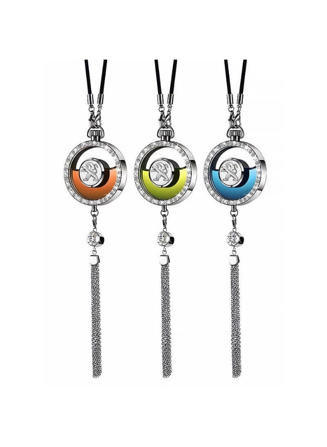 ACLIX Refreshing Diffuser Container Car Logo Perfume Pendant Crystal Ornament Car Air Refreshing Diffuser Container for Rearview Mirror Pendant - Image 4