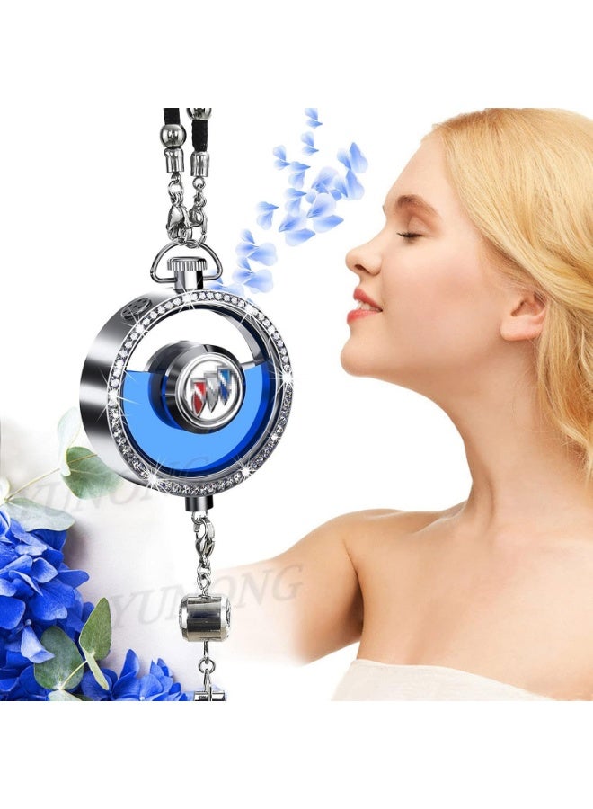 ACLIX Refreshing Diffuser Container Car Logo Perfume Pendant Crystal Ornament Car Air Refreshing Diffuser Container for Rearview Mirror Pendant - Image 2