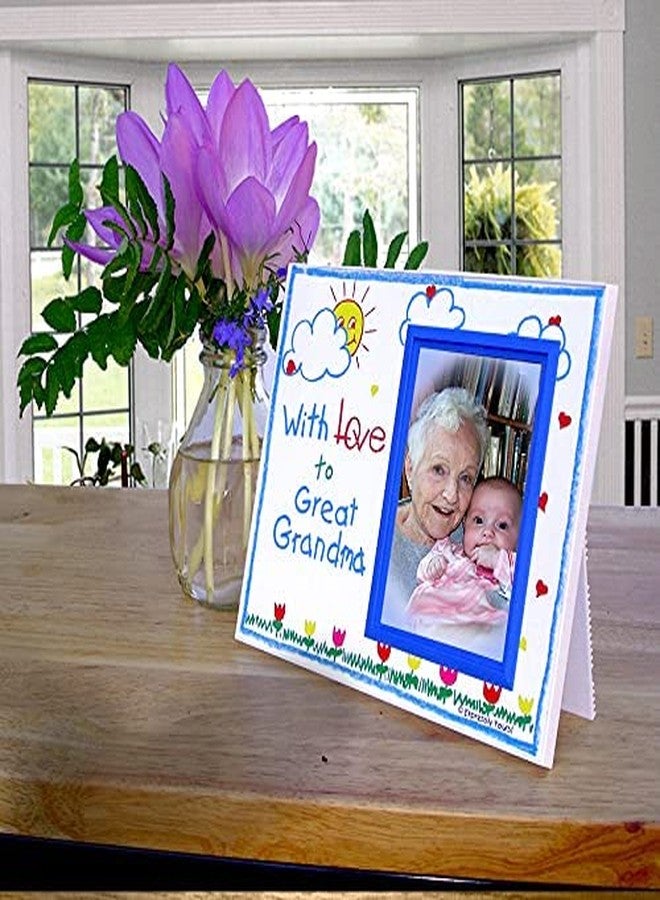 Expressly Yours! Photo Expressions Picture Frame for Great Grandma | "With Love to Great Grandma" | Classic Crayola Cute Picture Frame | Measures 8.25 x 7 inches | Holds a 3.5 x 5 inch Photo | Easy to Mail - Image 3