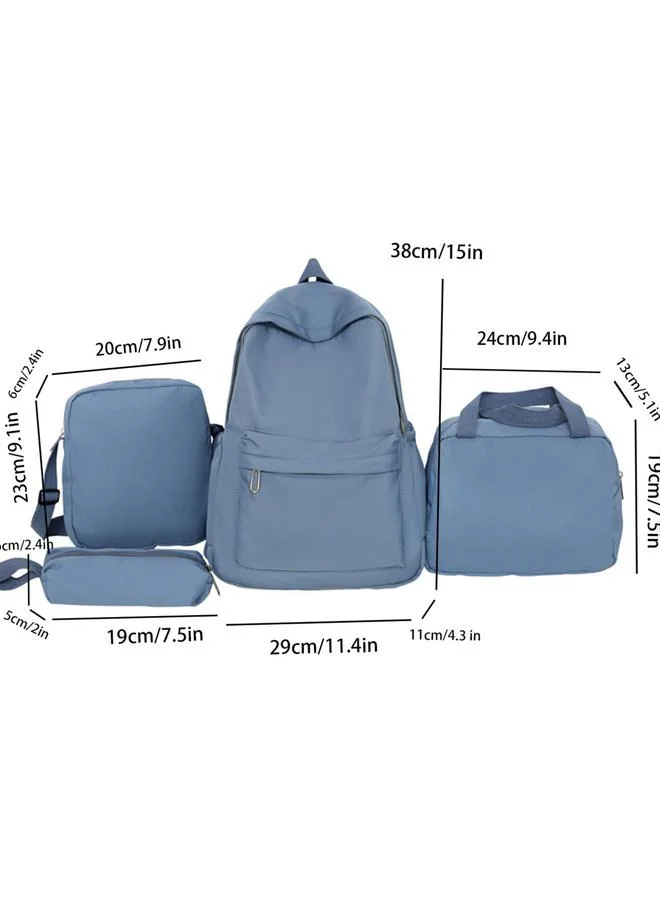 Take Two 4-Piece Solid Backpack Set