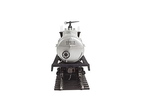 Walthers Trainline Firefighting Car-Ready to Run-Denver & Rio Grande Western(TM) #AX 2946 (Silver, Black) 931-1791 HO Scale Model Railroad - Freight Model - Image 3