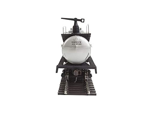 Walthers Trainline Firefighting Car-Ready to Run-Denver & Rio Grande Western(TM) #AX 2946 (Silver, Black) 931-1791 HO Scale Model Railroad - Freight Model - Image 4