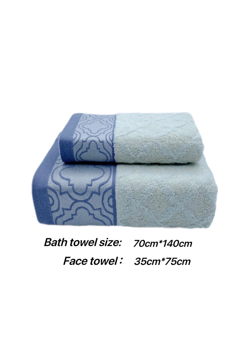 Soft and absorbent cotton thickened and quick drying luxury hotel bath towel set size 70 * 140cm environmentally friendly and durable bathroom daily home spa sports and travel (grey) - Image 4