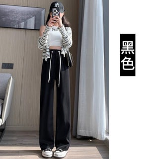 Pregnant womens pants wear loose fashion spring and summer no belly drawstring casual pregnant womens wide leg pants spring factory spot Black - pzsku/Z63C1F09DD3C61C4FA118Z/45/1746204011/8511cfe7-24fd-459f-b966-24c04a381f92