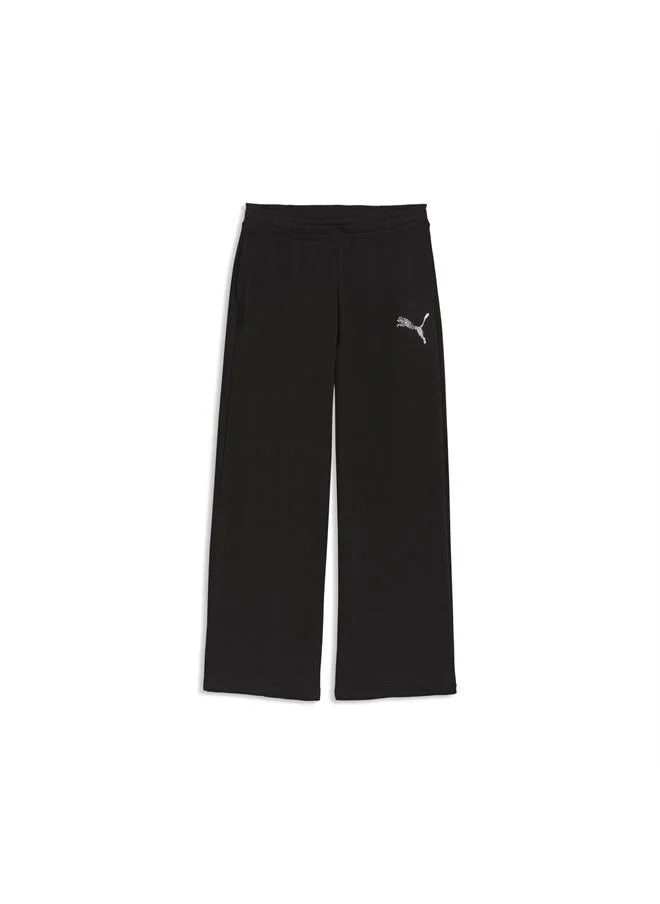 Puma PUMA Black Essentials Graphics Bedazzled Slouchy Pants Women for Women | Best Price UAE