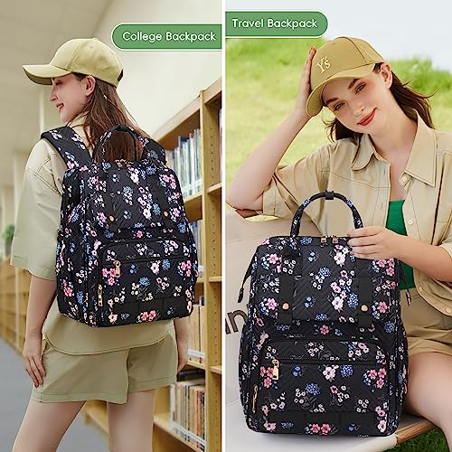 Hidds Laptop Backpack Purse for Women Work Business College School Commuter Computer Bag Large Girls Nurse Teacher Bookbags Anti Theft Ladies Travel Daypack with Charging Port for 156 Inch Laptops - Image 3