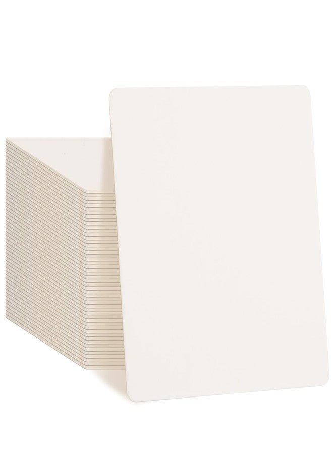 تاوباري مجموعة تاوباري من 50 قطعة من قواعد الأكواب الورقية للاستخدام مرة واحدة، قواعد أكواب مربعة فارغة من الورق المقوى مقاس 4 بوصات للمشروبات والأعمال اليدوية وحفلات الزفاف (أبيض) - Image 1