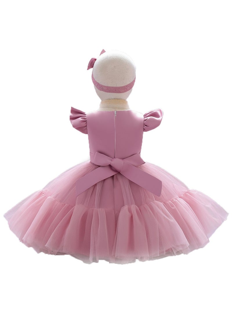 D'Daniela Pink Tulle Dress - Image 3