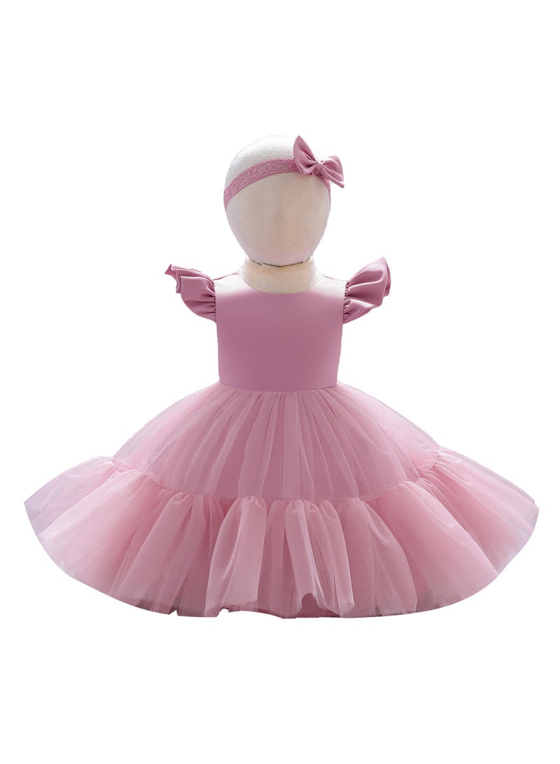 D'Daniela Pink Tulle Dress - Image 1