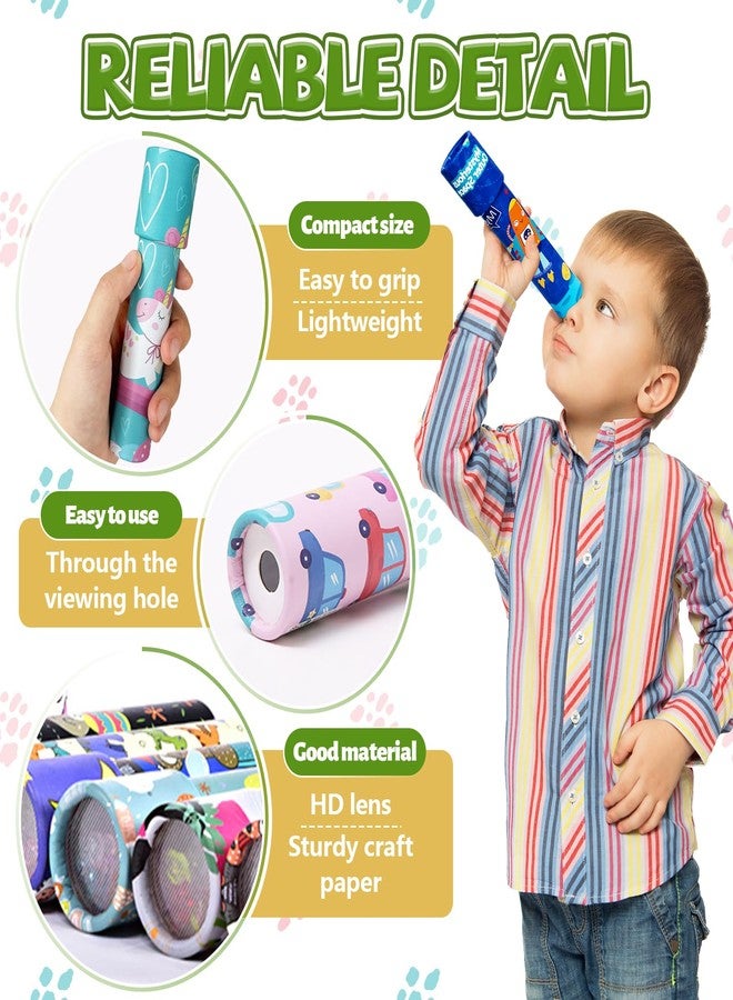 Xeehwb 16 Pcs Classic Kaleidoscopes,Vintage Educational Kaleidoscopes,Retro Kids Kaleidoscope Toy for Return Gifts,Party Favor,Bag Fillers,School Prize,Random Style(Cute Style) - Image 3