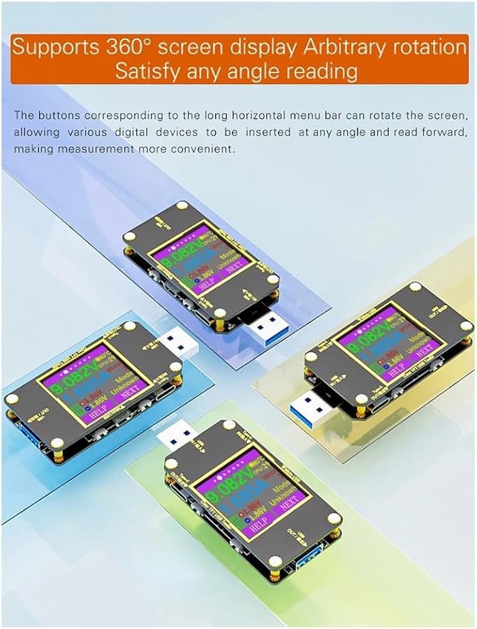 USB Tester Type C PD Digital Voltmeter Ammeter Current Meter Detector 8A 240W - Image 3