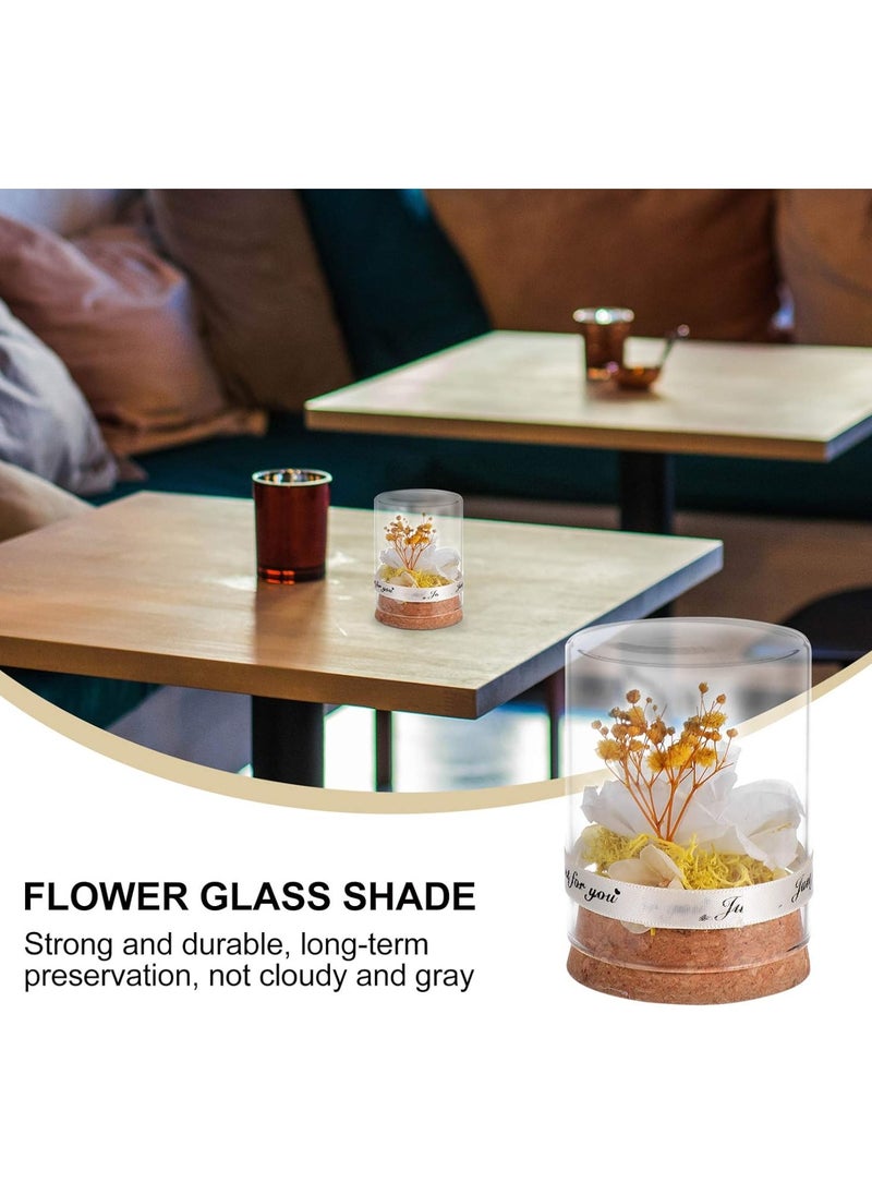 KASTWAVE Preserved Flower In Glass Dome Everlasting Forever Handmade Rose Galaxy Flower Artificial Flower Natural Eternal Never Withered Flowers, Mother's Day, Anniversary, Birthday  - Image 3