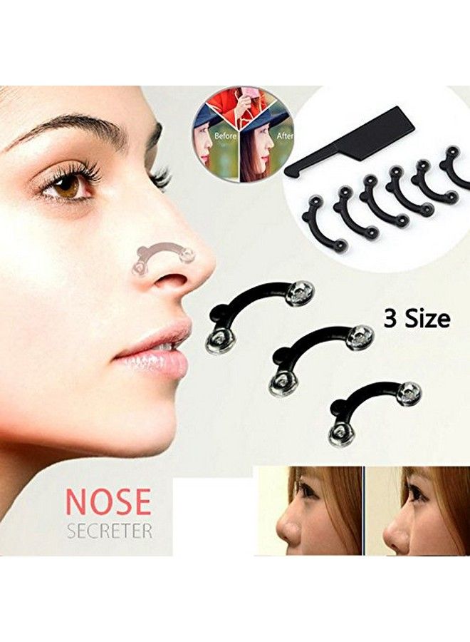 Alexvyan 3D 12Pcs(2 Set) In 3 Size Nose Up Lifting Shaping Bridge Nose Corrector Facial Beauty Nose Clip For Correcting Your Nose Clipper Beauty Tool Straightening Nose Shaper - Image 3