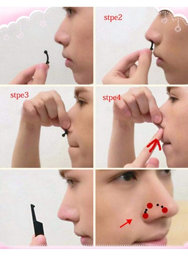 Alexvyan 3D 12Pcs(2 Set) In 3 Size Nose Up Lifting Shaping Bridge Nose Corrector Facial Beauty Nose Clip For Correcting Your Nose Clipper Beauty Tool Straightening Nose Shaper - Image 5