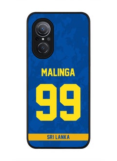 Stylizedd Rugged Black Edge Case for Huawei Nova 9 SE , Slim fit Soft Case Flexible Rubber Edges Thin Cover - Player Name - Lasith Malinga, Jersey Number- 99  - Image 1