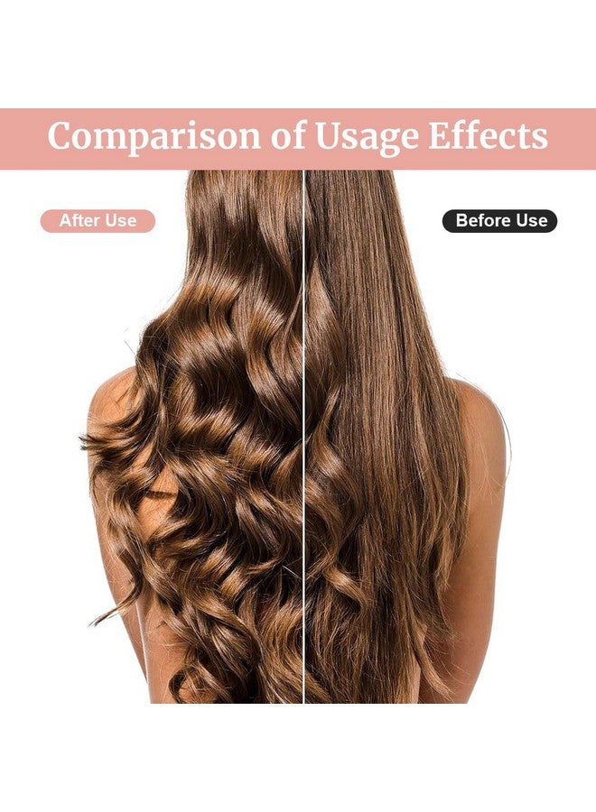 ماي كرييت ® مكواة تجعيد الشعر بدون حرارة، قضيب تجعيد مرن بخطاف، بكرات ساتان لجميع أنواع الشعر، تجعيدات بدون حرارة للنوم لقضبان التجعيد، تجعيدات بدون حرارة لتجعيد الشعر، بيج - Image 2