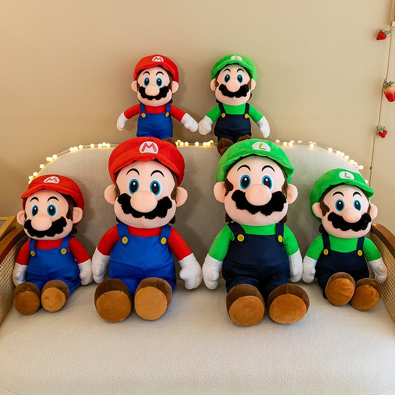 Super Mario Plush Toy Mario Doll Gift Cartoon Stuffed Doll for Kids - Image 1