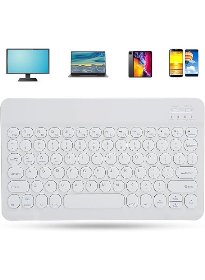 Ultra-Slim Portable Bluetooth Keyboard – Mini Wireless Rechargeable Arabic/English for iOS, Android & Windows - Image 3