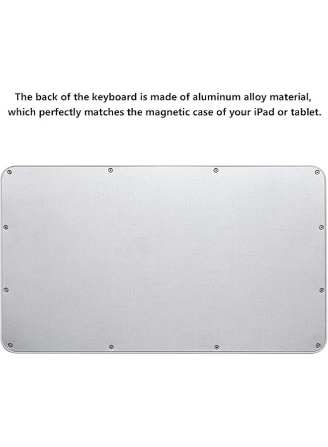 Ultra-Slim Portable Bluetooth Keyboard – Mini Wireless Rechargeable Arabic/English for iOS, Android & Windows - Image 2