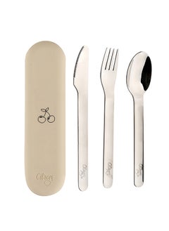 3 Pieces Stainless Steel Cutlery Set, Silverware Fork, Spoon And Knife, Reusable Travel Utensils And Flatware Set For Kids - Cherry - pzsku/Z63C27CFD8B5008155954Z/45/_/1715586479/86562ff9-3564-4fb1-ba71-3adbd439b959