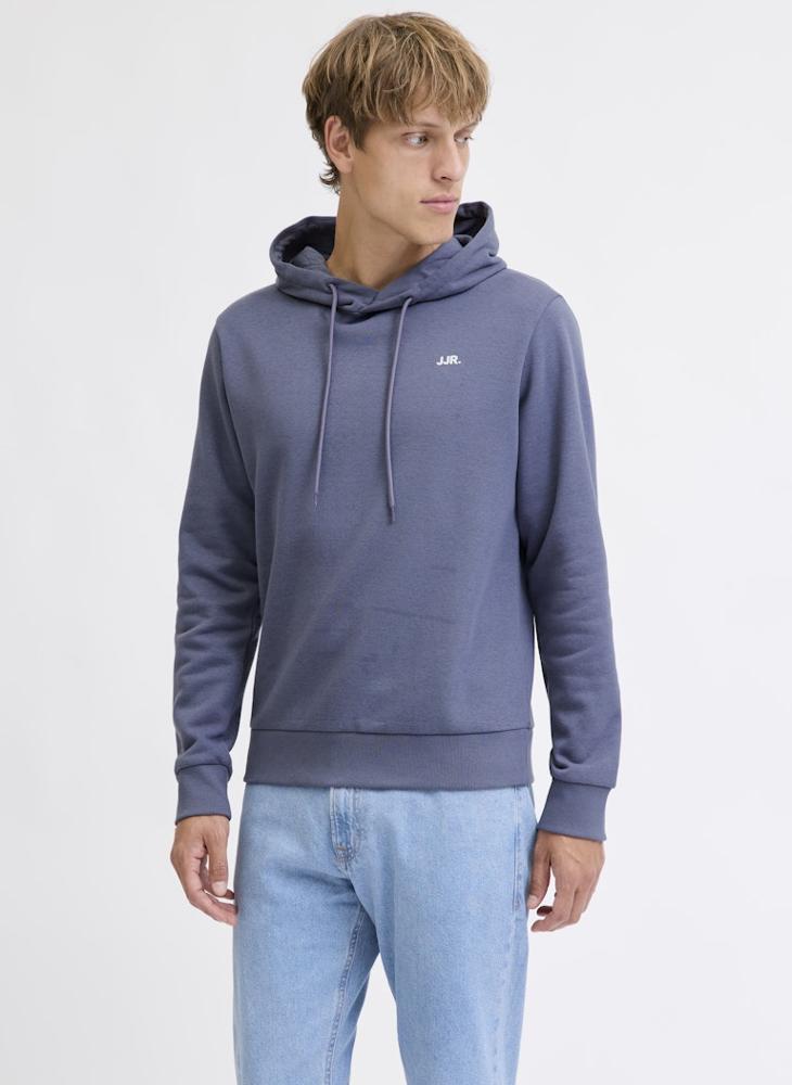 ج ج ريبل هودي بقصة عادية مزين بالشعار - Image 1