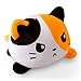 TeeTurtle Reversible Cat Plushie 4Inch Calico TwoSided Flip Plush Toy with Embroidered Details Cute Mini Collectible Plush for Kids Teens and Adults - Image 3